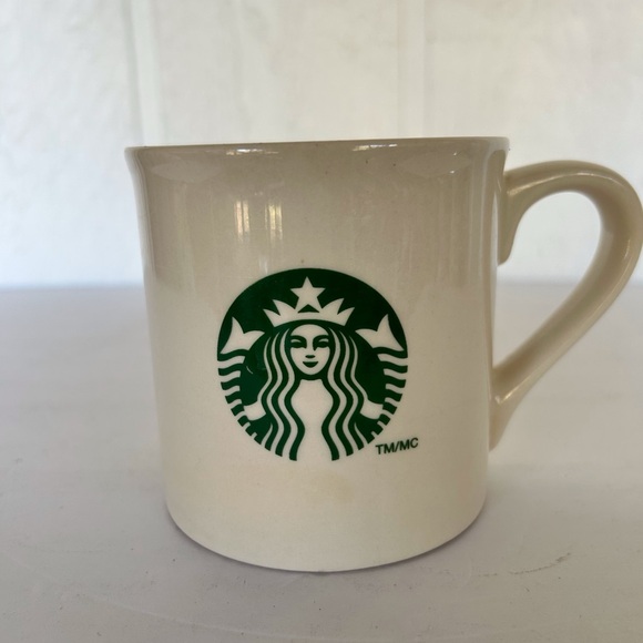 STARBUCKS WHITE CERAMIC SIREN MUG - Picture 2 of 8